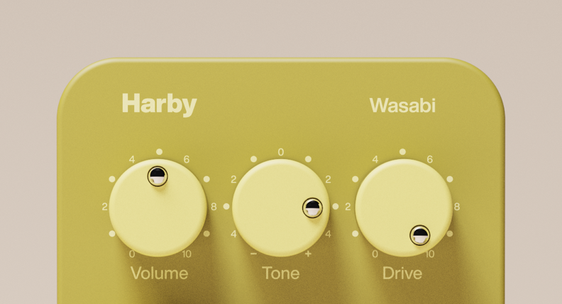Harby Pocket series Wasabi Lead Overdrive sound example