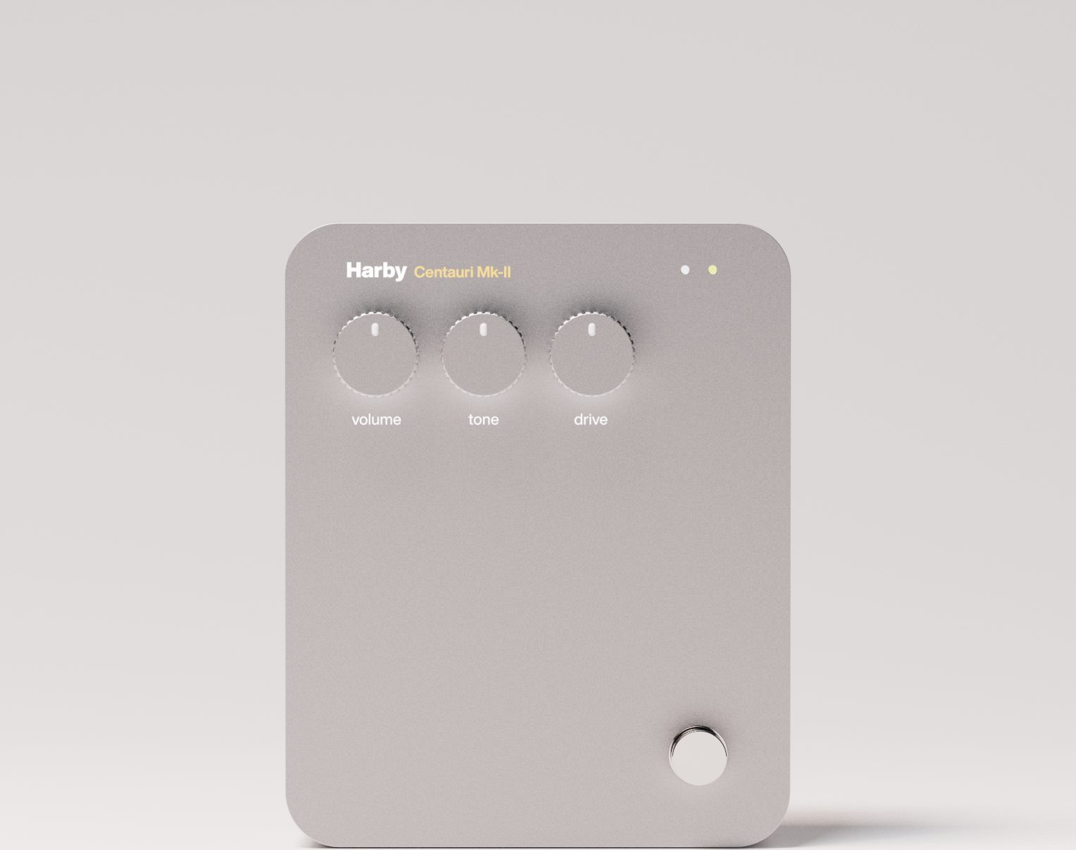 Harby Centauri Mk-II overdrive pedal front view